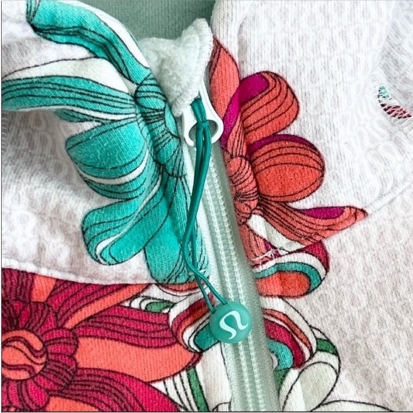 Lululemon Floral Scuba Hoodie - Picture 9 of 9